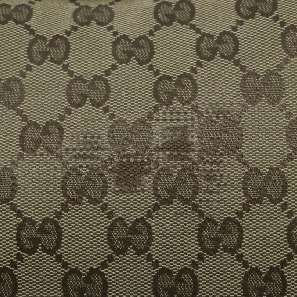 Authentic GUCCI GG Canvas Shoulder Bag Beige Gold 181092 - Picture 15 of 16